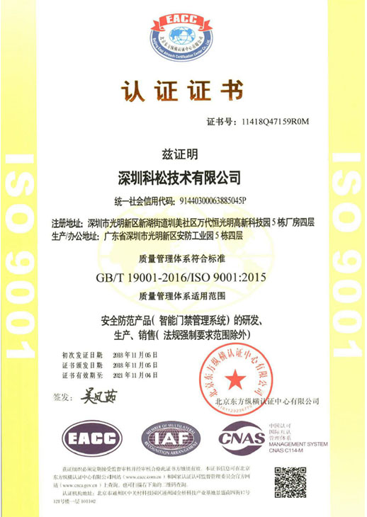 ISO9001质量管理体系20